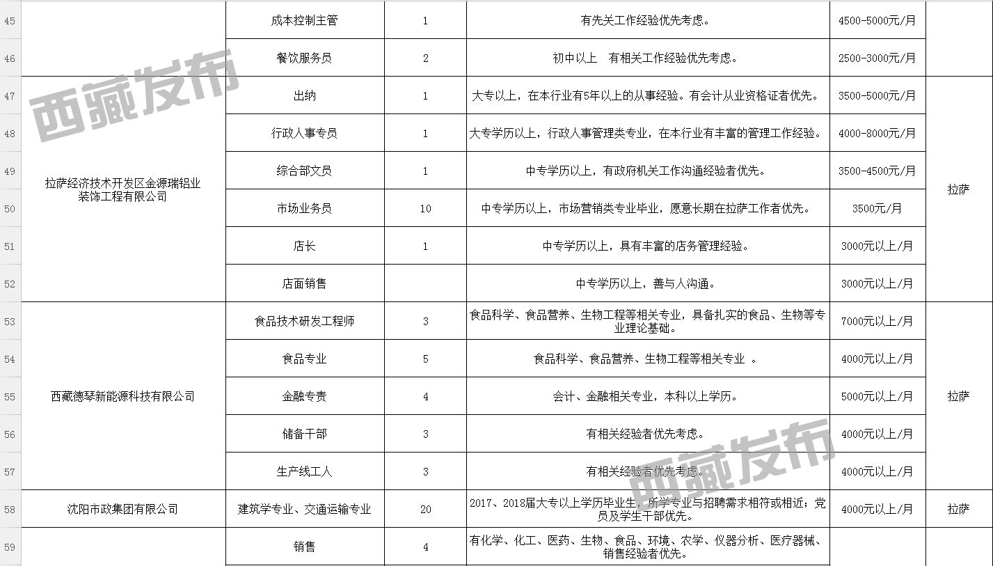 萨嘎县初中全新招聘资讯汇总